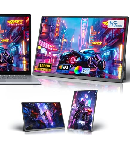 Amazon.co.jp: Kwumsy Proトリプルポータブルモニターラップトップ